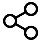 social media share icon